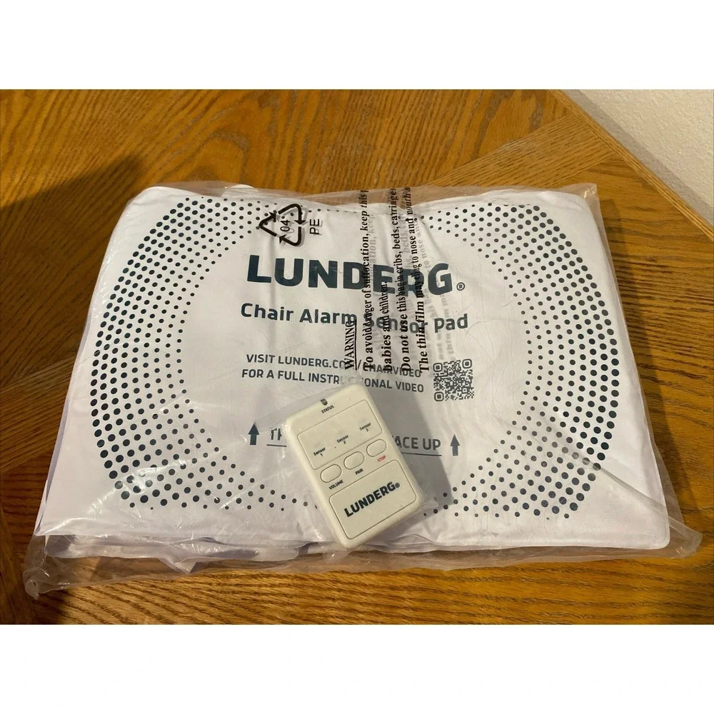 Lunderg Bed and Chair Alarm Pad System Wireless Early Alert Sensor Pad NEW!